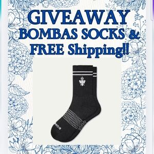 GIVEAWAY! BOMBAS Socks + FREE SHIPPING!!🎉